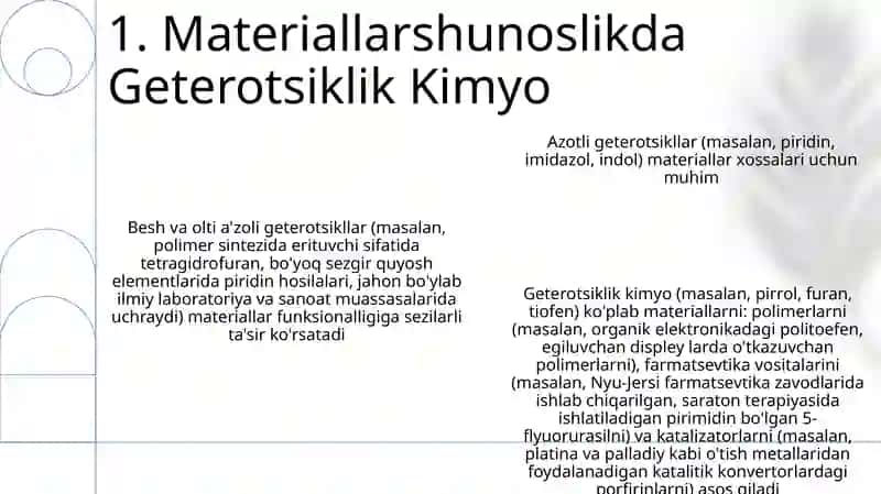 Getero siklik birikmalar 3