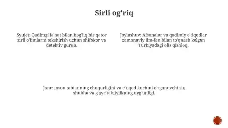 Dardkashlar Hikoyasi O Genrini 3