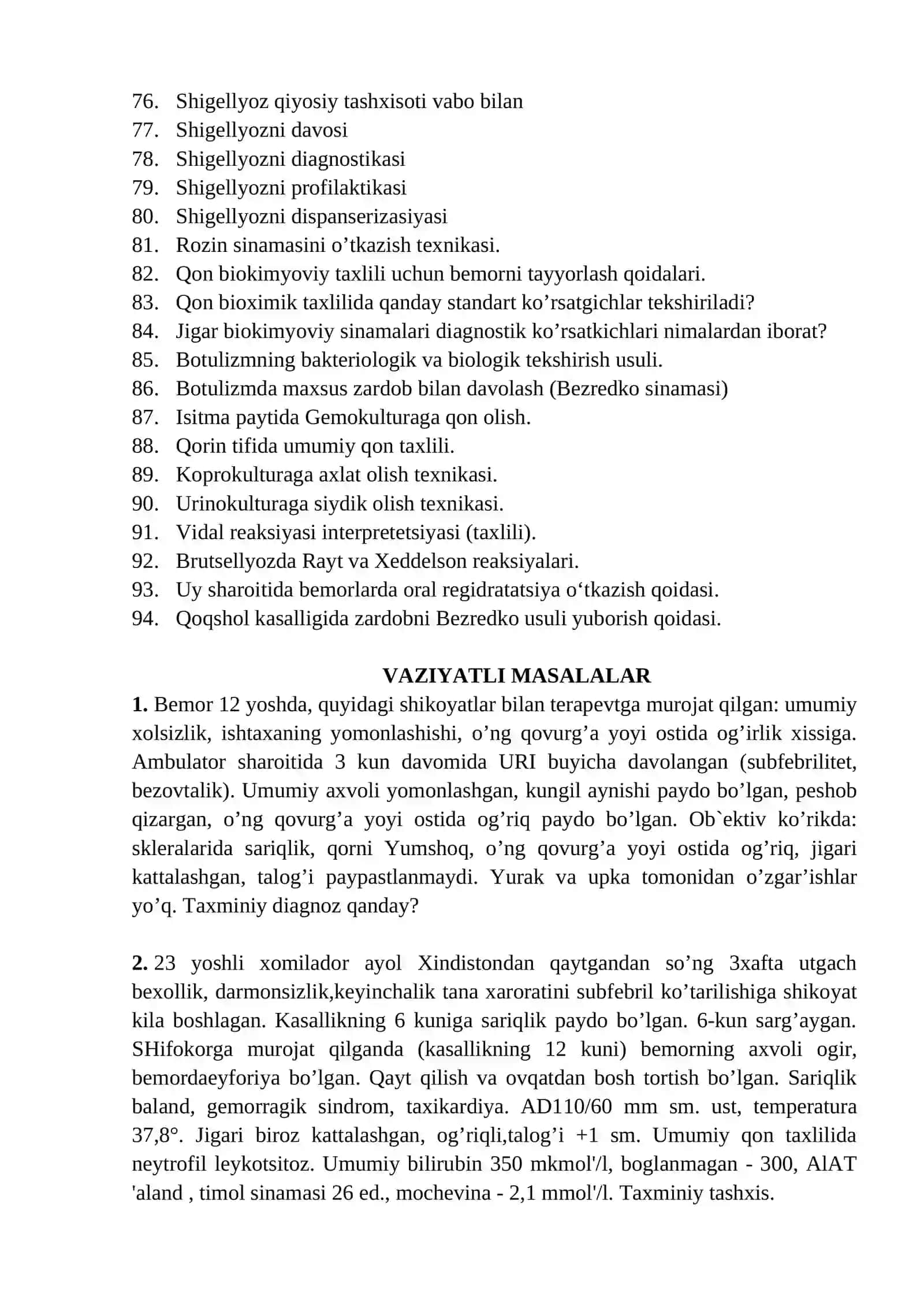 Salmonellyoz va Vabo Davosi 3