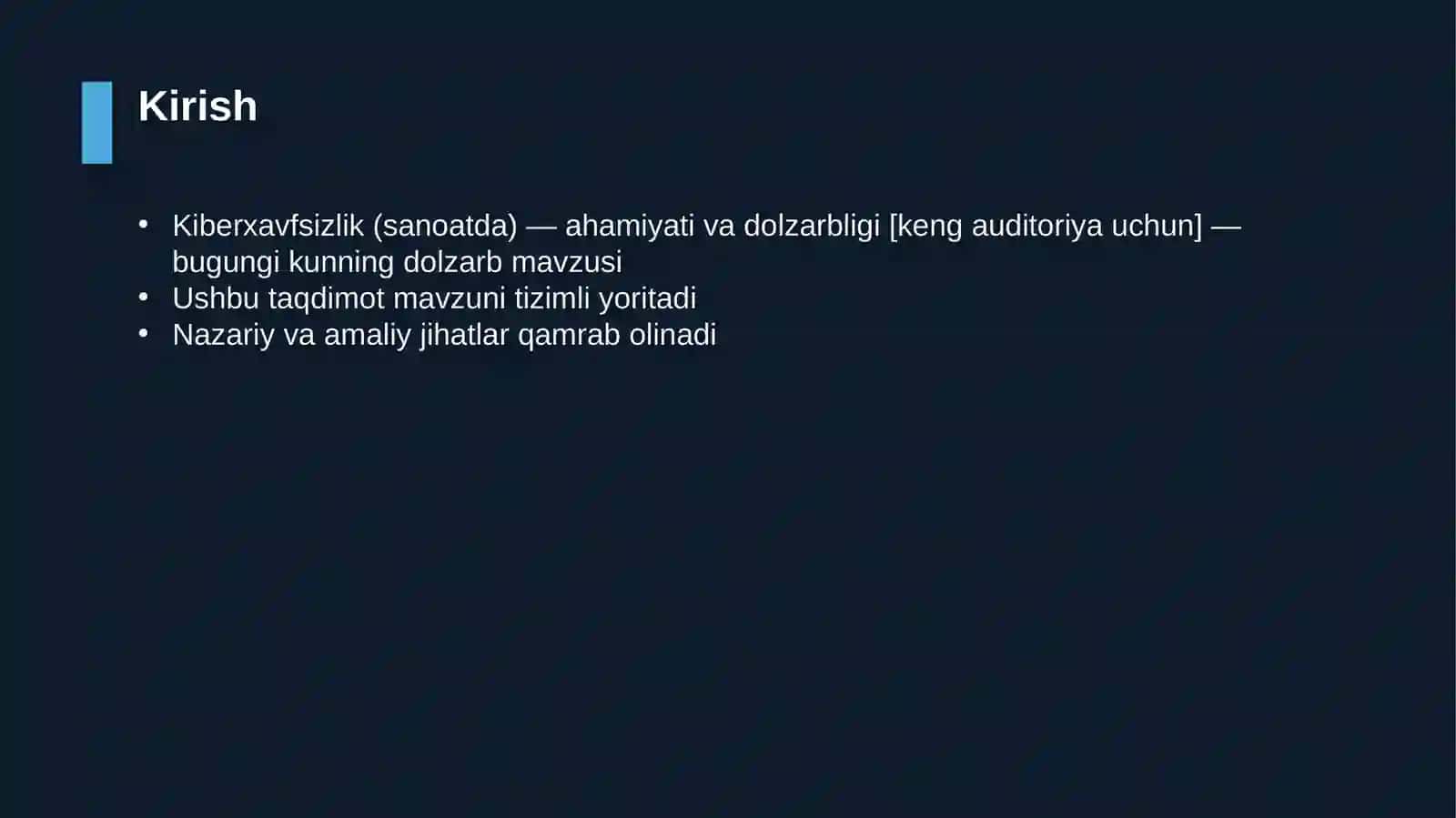 Kiberxavfsizlik (sanoatda) — ahamiyati va dolzarbligi [keng auditoriya uchun] 3