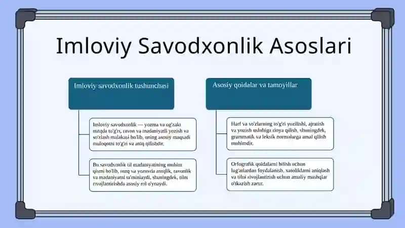 Imloviy savodxonlik 3