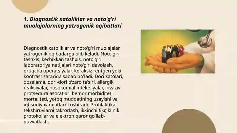 Xozirgi zamon tibbiyotida yatrogeniya muammolari 3
