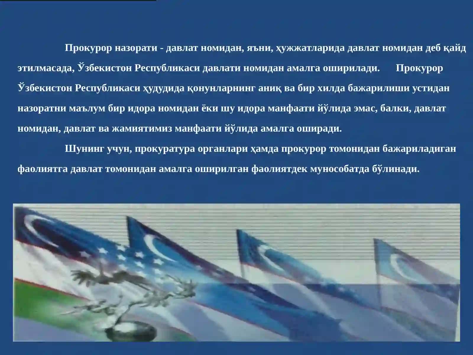 Прокуратура органларини фуқароларниҳуқуқ ва эркинликларини ҳимоя қилишдаги вазифалари 3