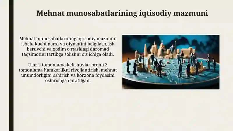 Mehnat munosabatlarining iqtisodiy mazmuni 3