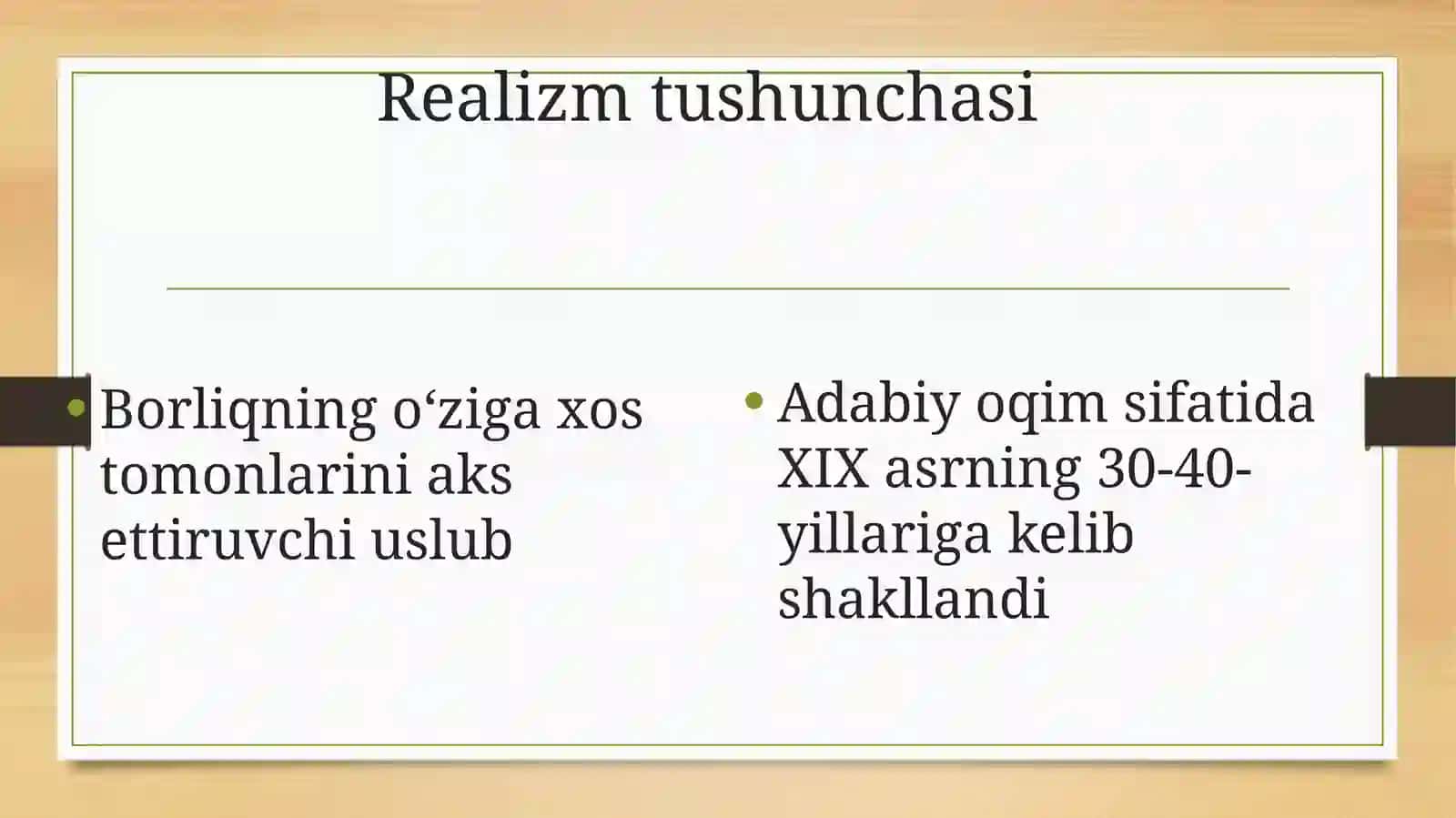 Realizm va tanqidiy realizm adabiyoti 3