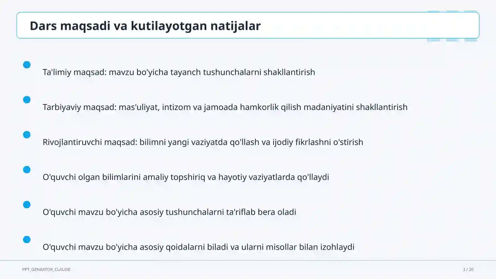 Spiral yondashuv: bilim va ko'nikmalarni sinfdan sinfga bosqichma-bosqich rivojlantirish 3
