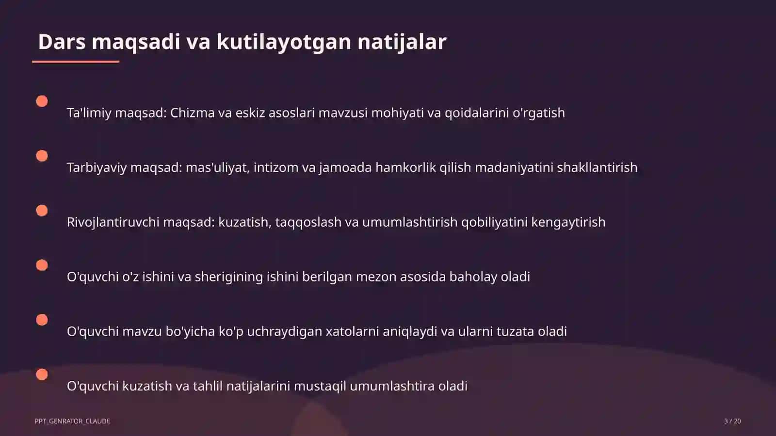 Chizma va eskiz asoslari (6-sinf) 3