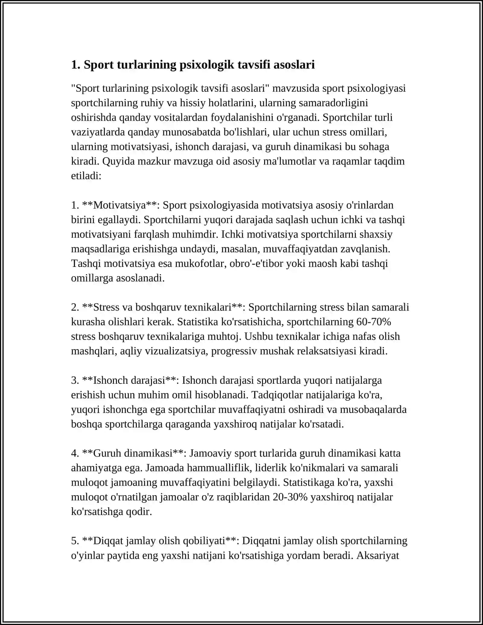 SPORT TURLARINING PSIXOLOGIK TAVSIFI 3