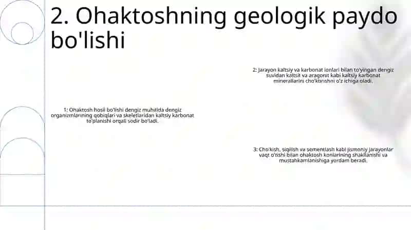 Ohaktoshdan Ohak Olishda Kechadigan Fizikaviy Kimyoviy Jarayonlar 3