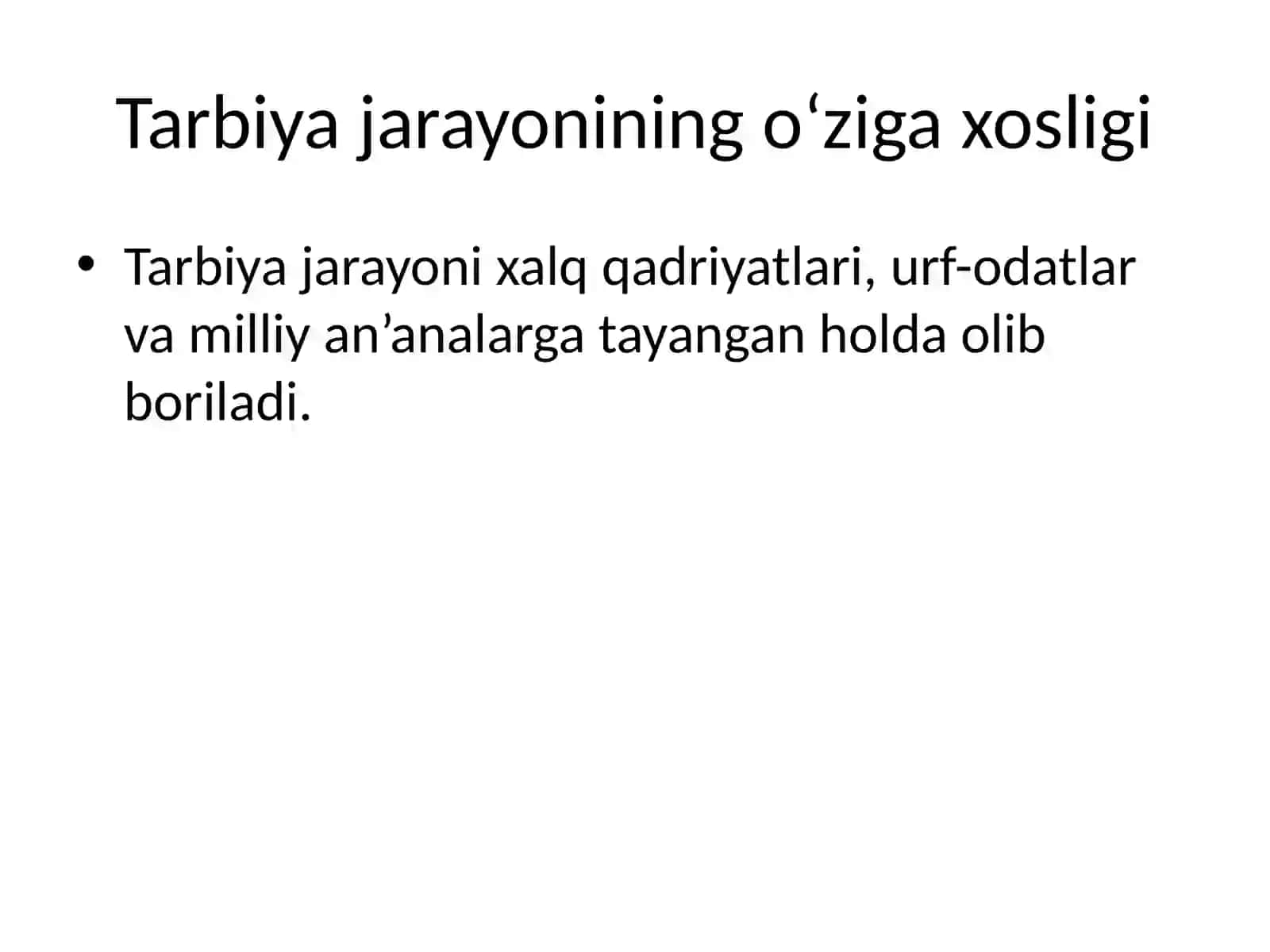Xalq pedagogikasida yoshlarni tarbiyalashning metod, usul va vositalari 3