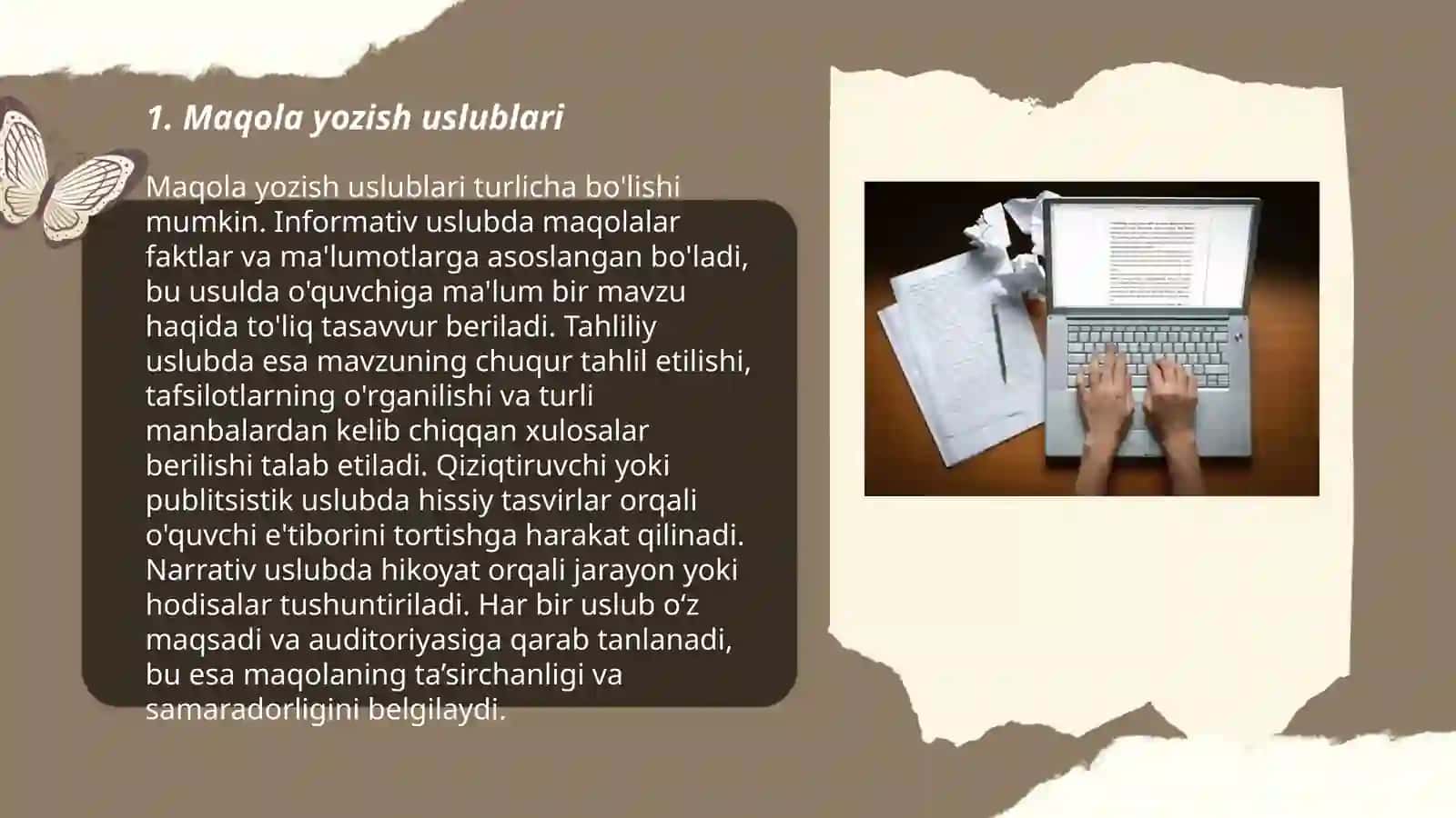 Mavzu tadqiqoti va tayyorgarlik 3