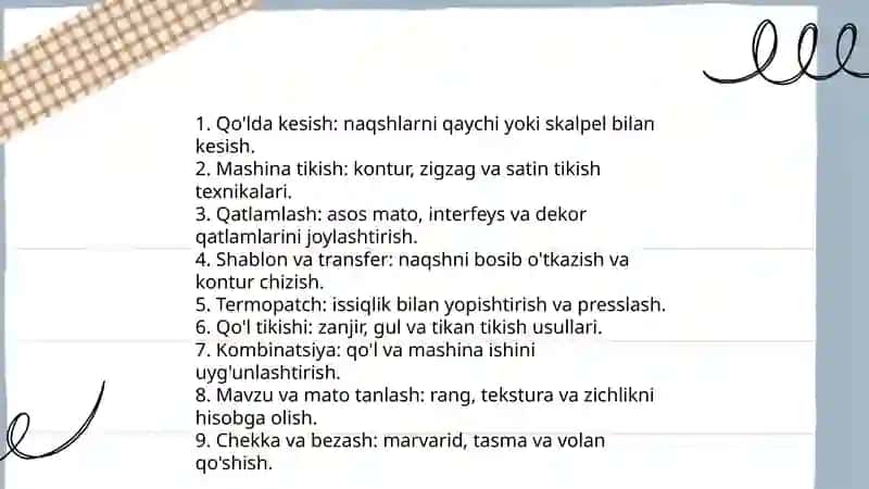 Aplikasiya usullari 3