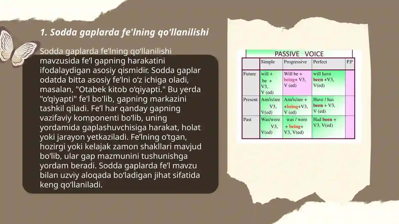 Present simple tense 3