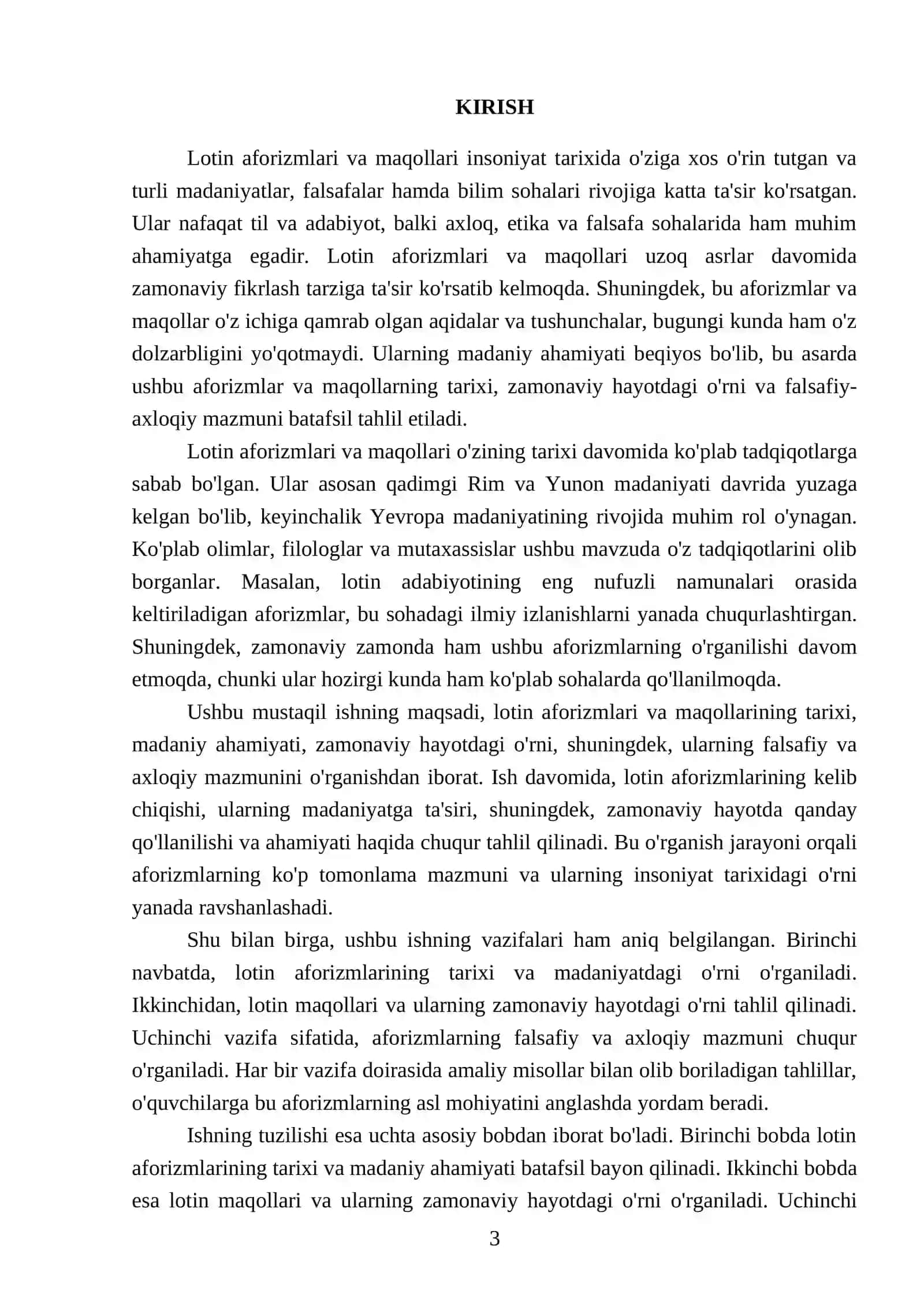 Lotin aforizmlari va maqollari 3
