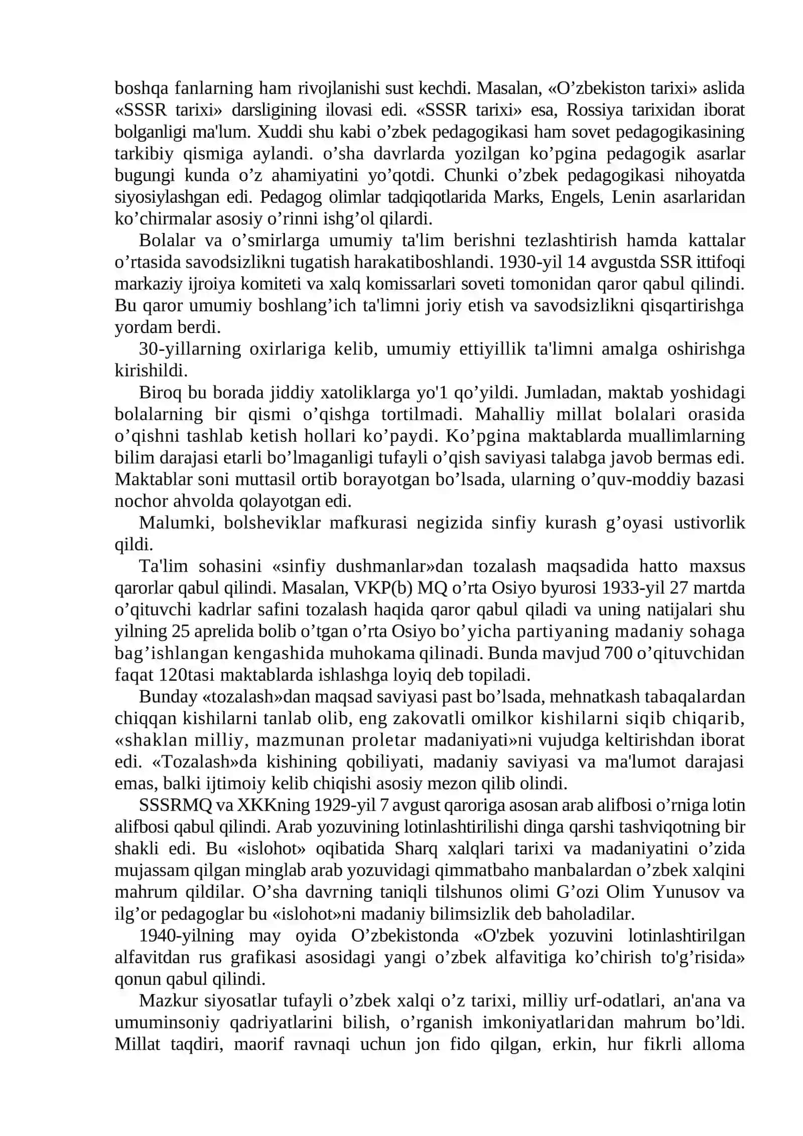O'zbekistonda Xalq Ta'limi 1917-1990 3