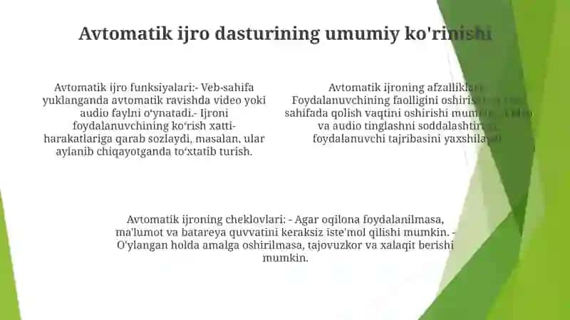 Autoplay Dasturi 3