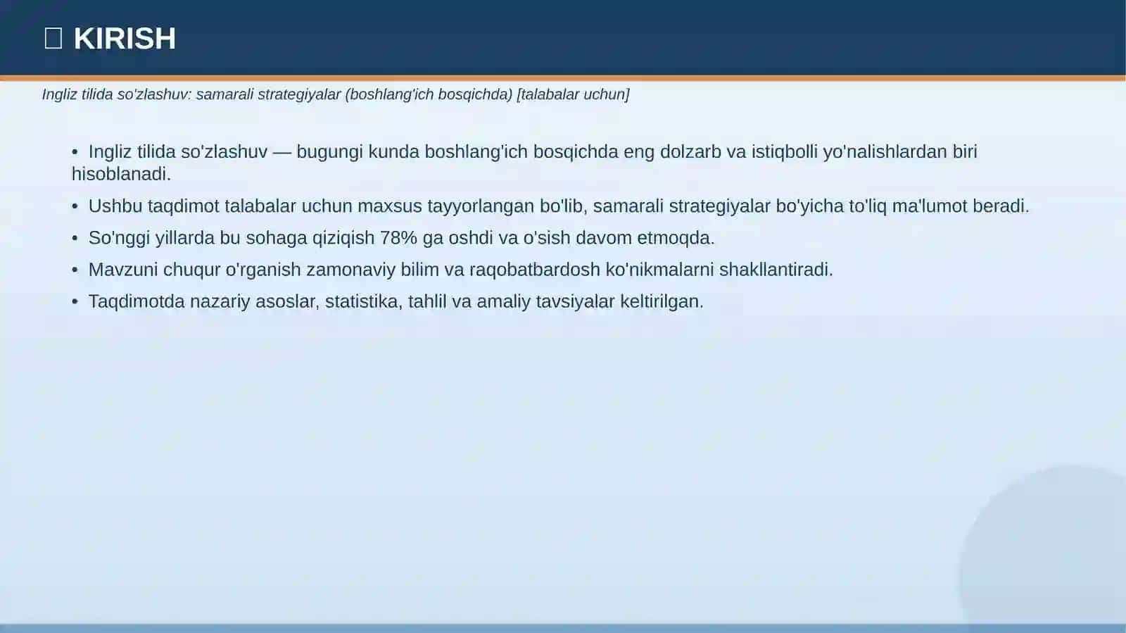 INGLIZ TILIDA SO'ZLASHUV 3