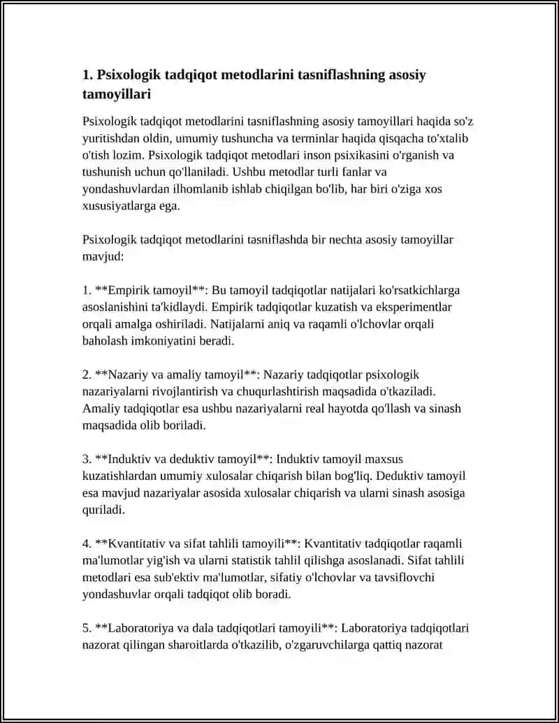 PSIXOLOGIK TADQIQOT METOTDLARI KLASSIFIKATSIYASI 3