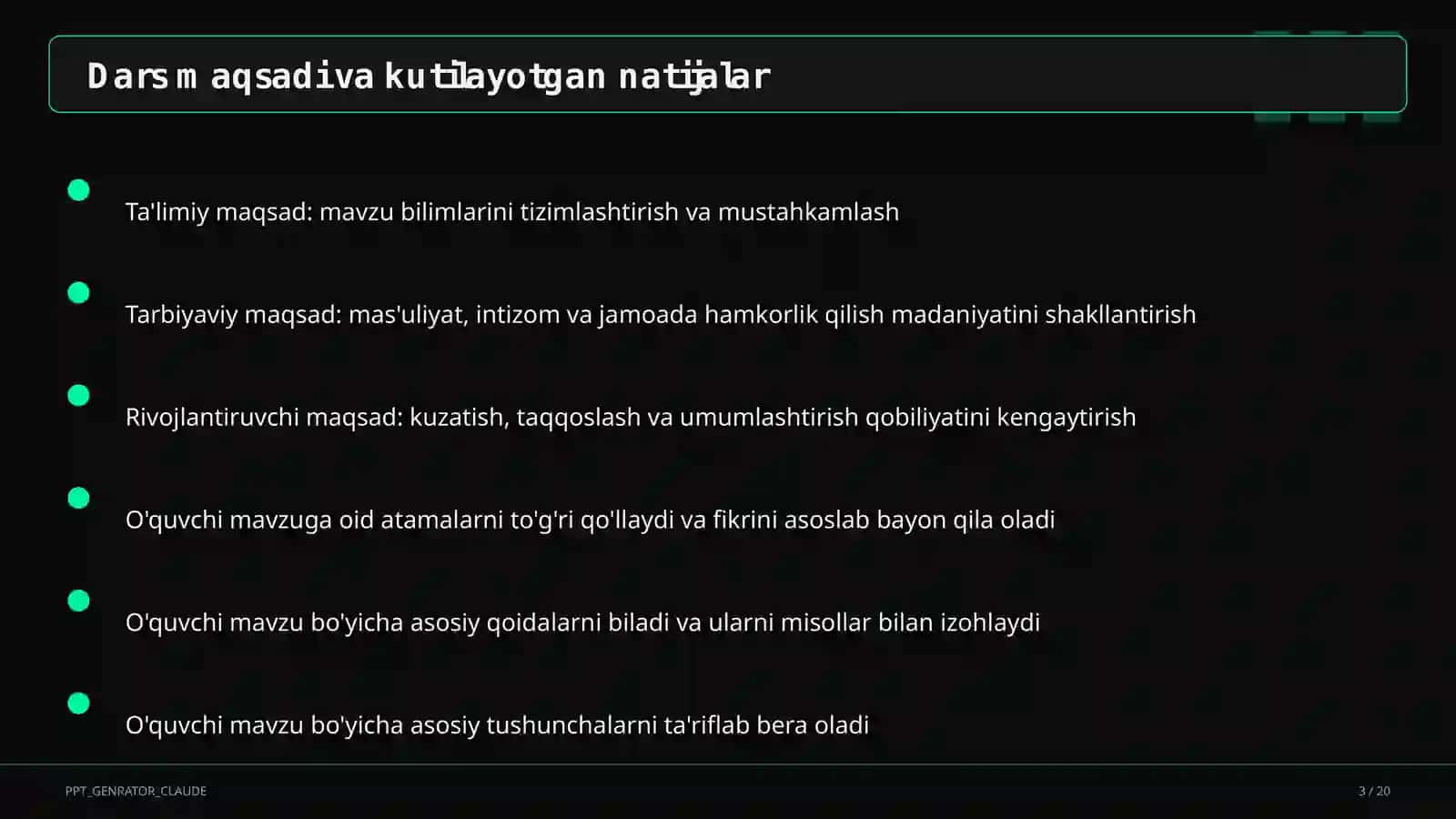 Veb-sahifa yaratish: HTML asoslari (9-sinf) 3