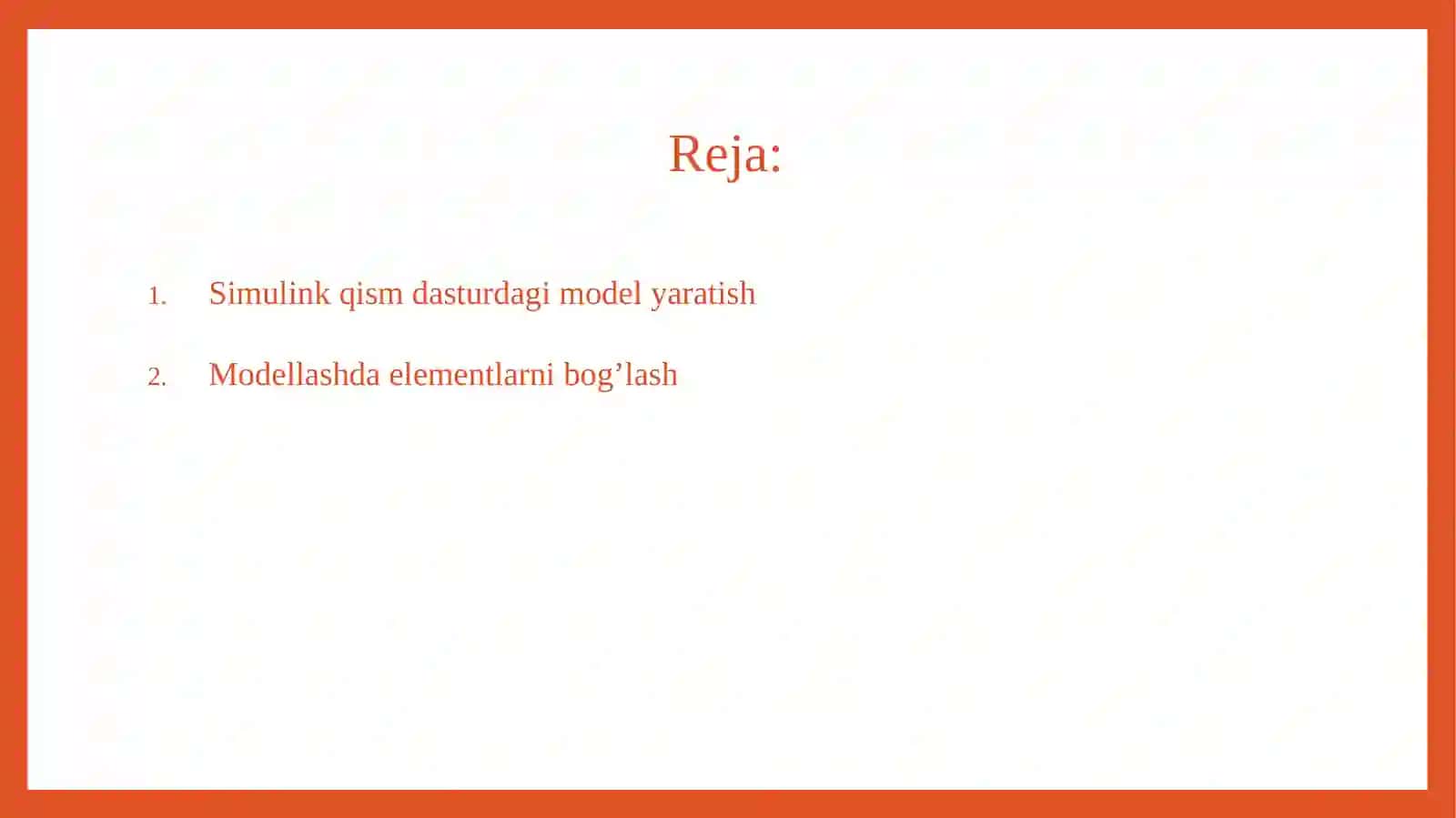 Simulink qismdastur blocklari 3