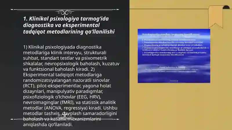 Zamonaviy psixologiya tarmoqlarida tadqiqot metodlarining qo‘llanishi 3