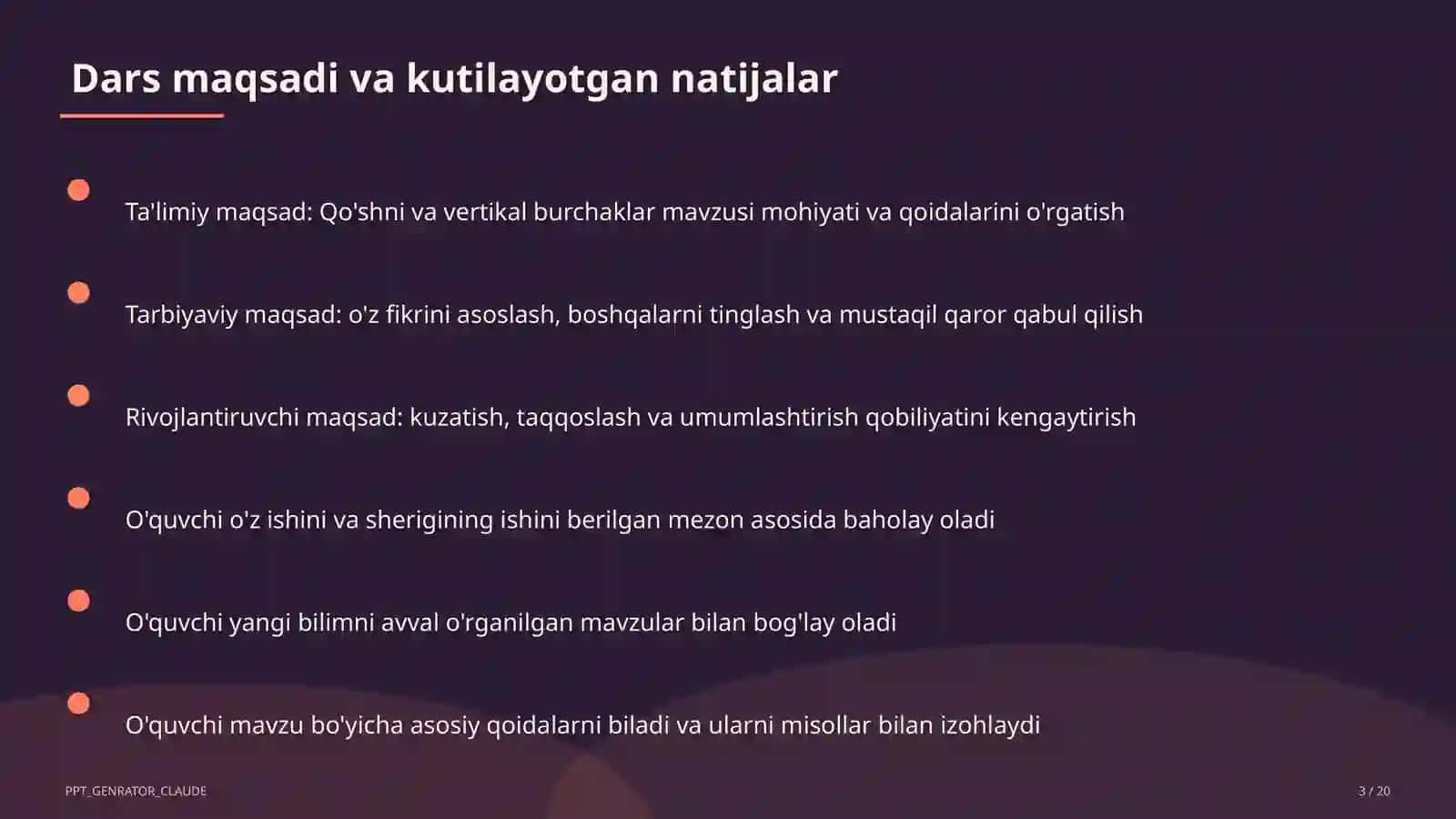 Geometriya (7–11) — metodik birlashma uchun 3