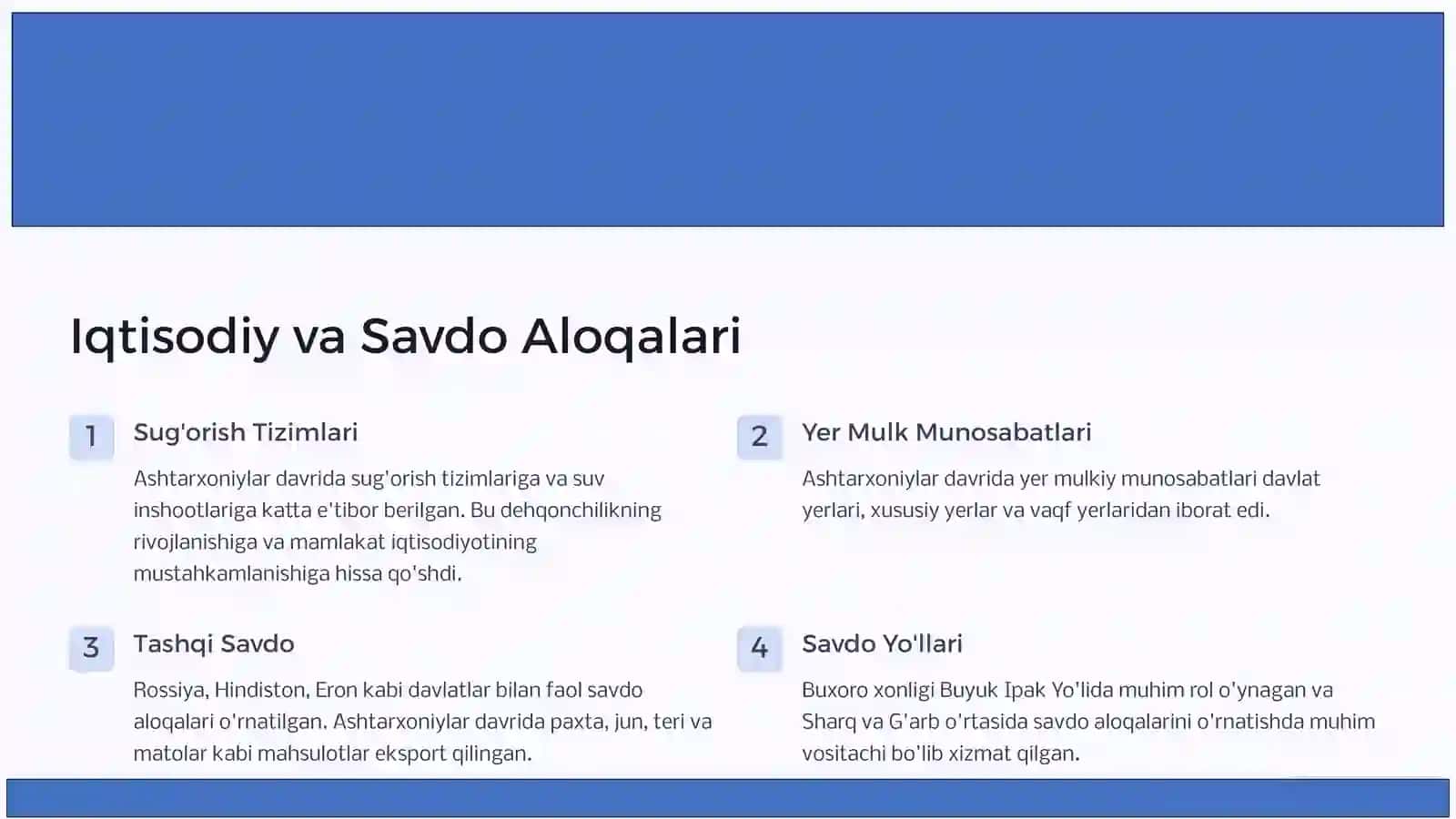 Ashtarxoniylar Hukmronligi Davridagi Buxoro Xonligi 3