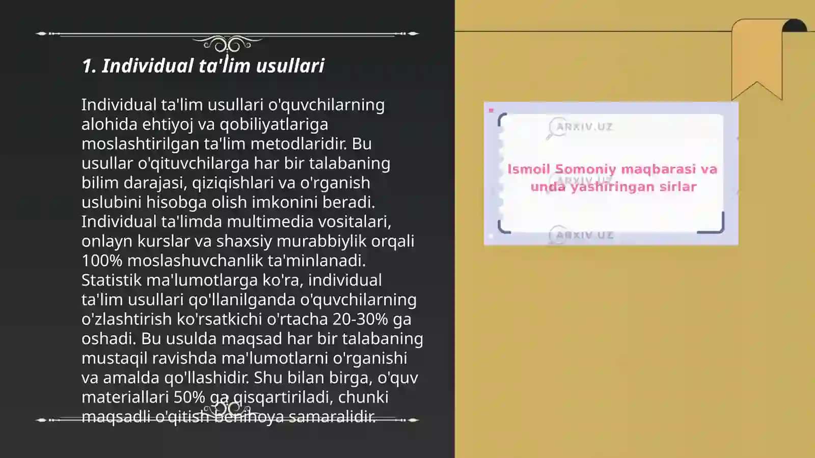 Pedagogik ta'sir ko'rsatishning individual va guruhli shakllari 3