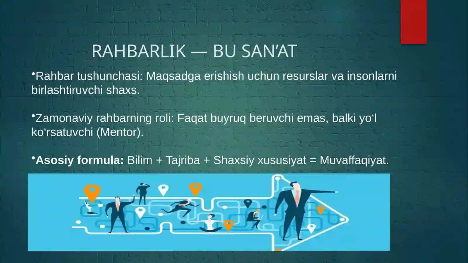 Rahbar shaxs ixususiyatlari 3