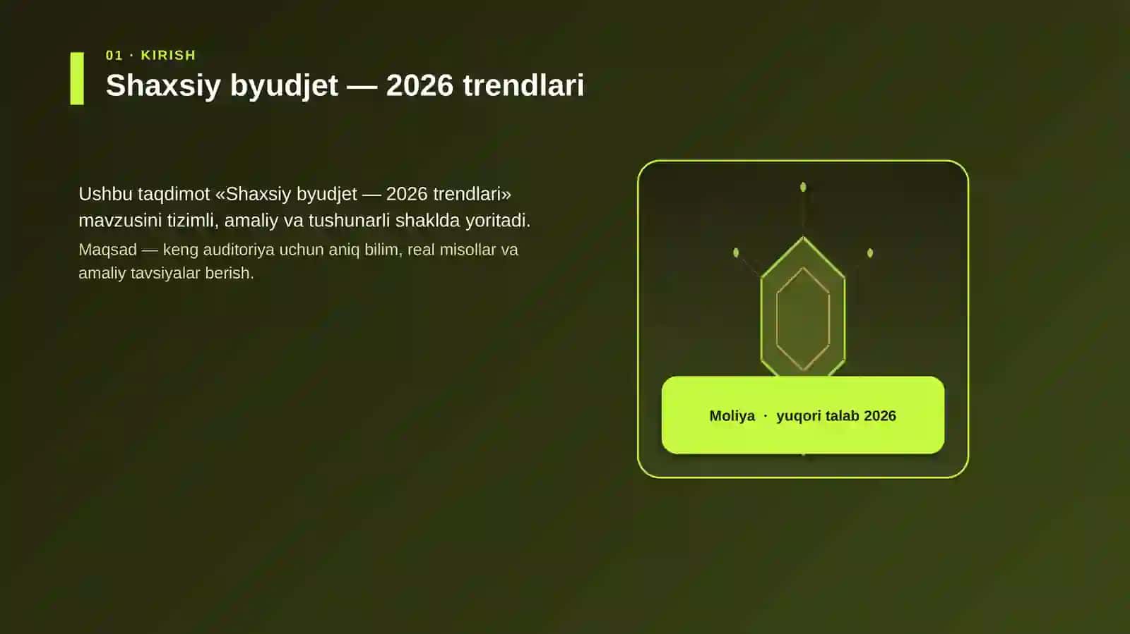 Shaxsiy byudjet — 2026 trendlari 3