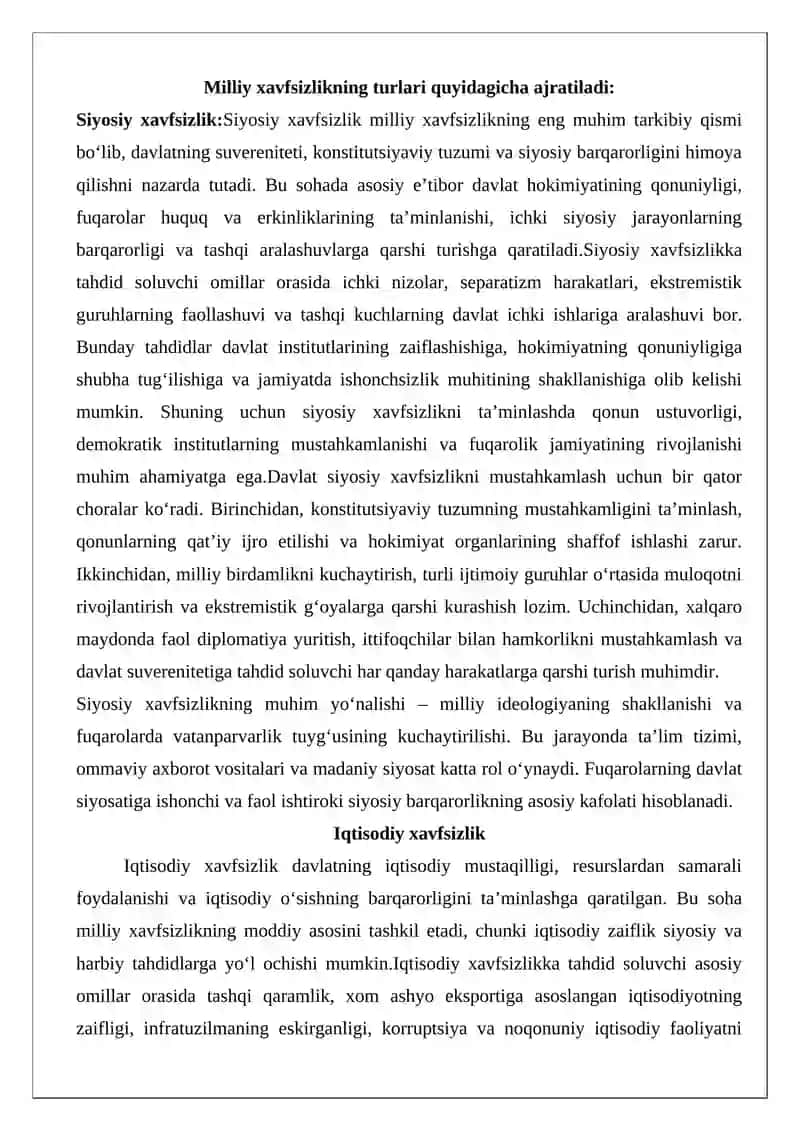 Mamlakatimizning xavfsizligi va barqarorligini ta’minlash 3