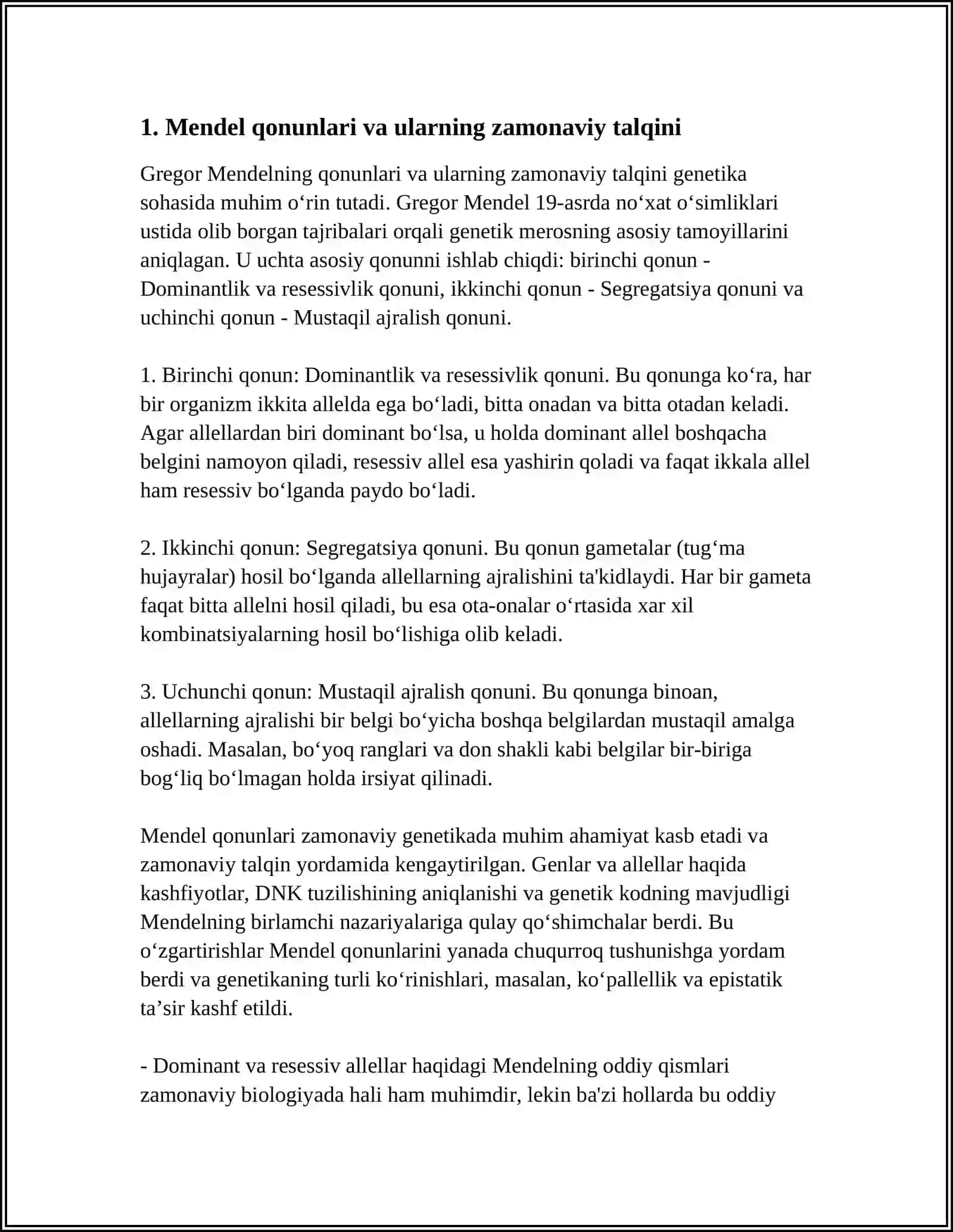 BELGILARNING IRAIYLANISH QONUNLARI 3