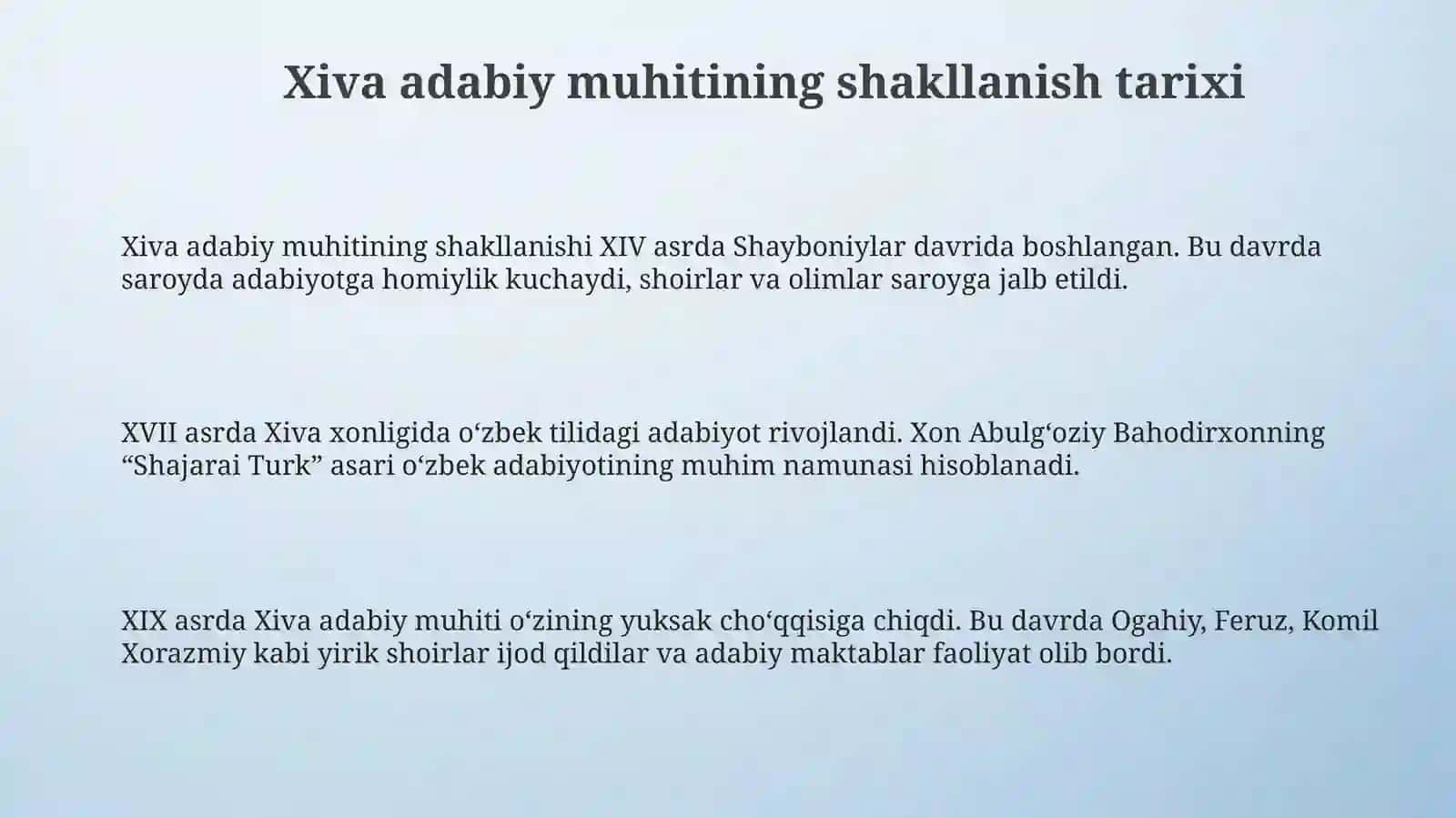 Xiva adabiy muhiti 3