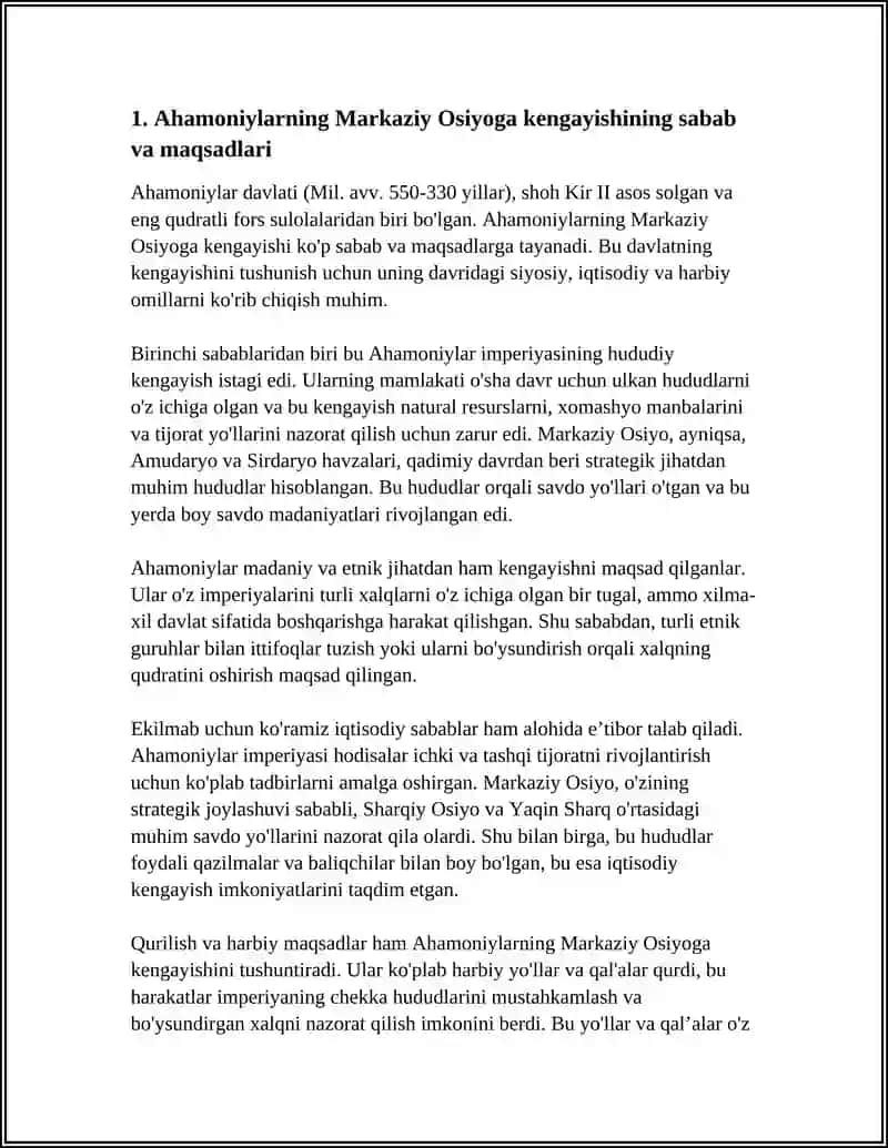 AHAMONIYLARNING MARKAZIY OSIYOGA KIRIB KELISHI AHAMONIYLAR DAVRIDA IJTIMOIY IQTOSODIY HAYOT 3
