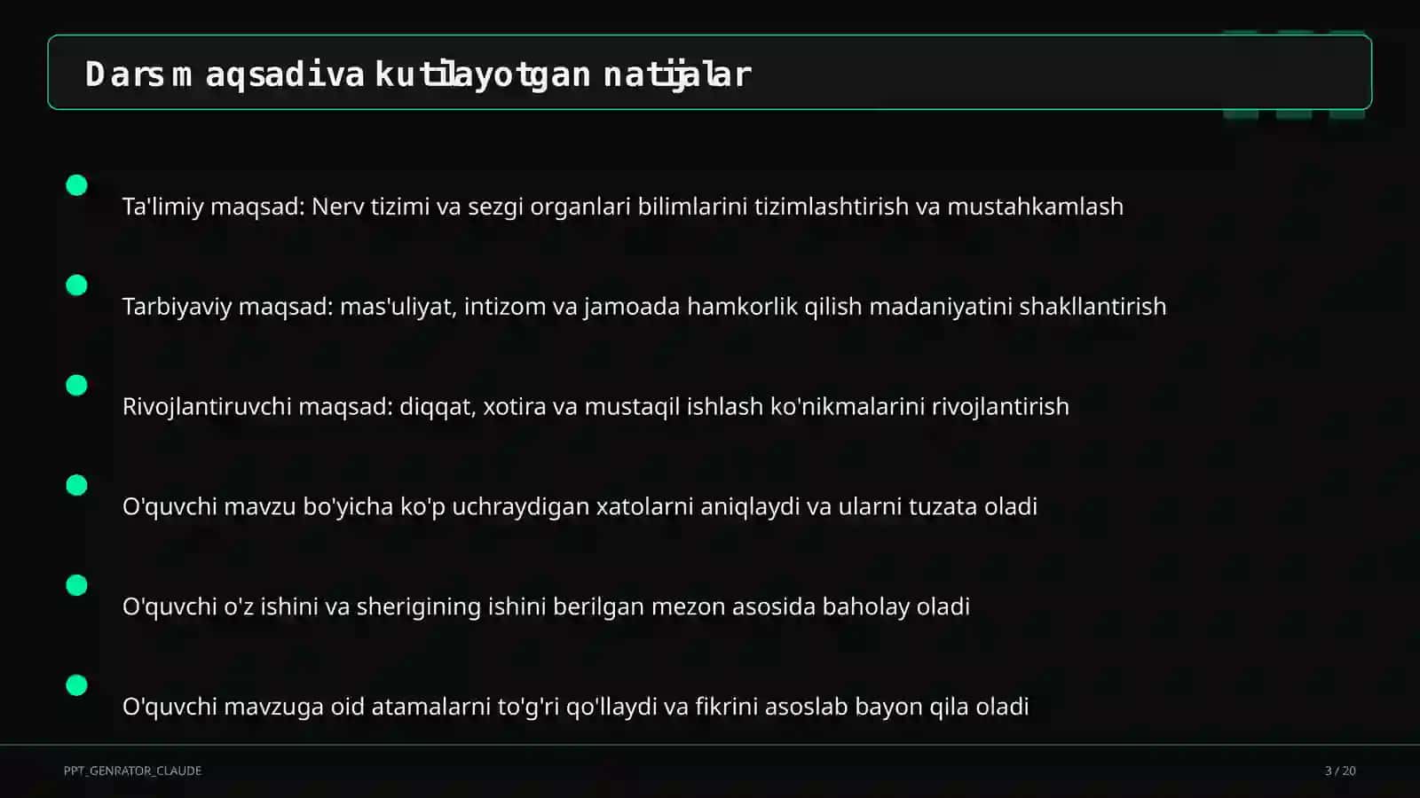Nerv tizimi va sezgi organlari (8-sinf) 3
