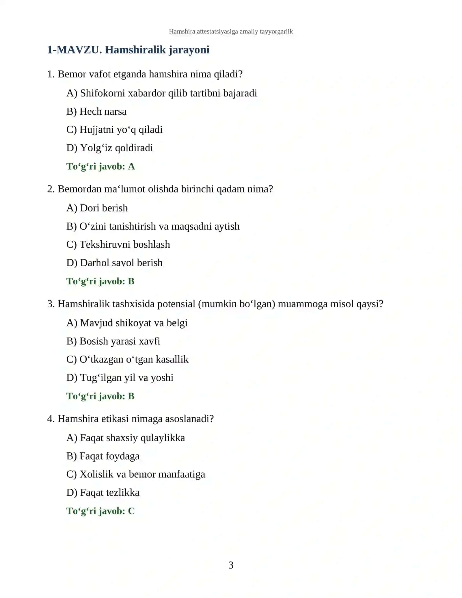 Hamshira attestatsiyasiga amaliy tayyorgarlik 3