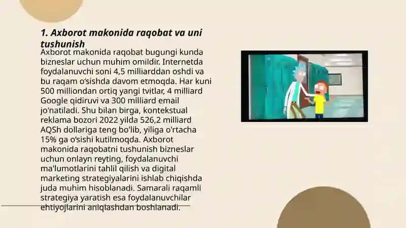 Axborot makonida raqobat va uni tushunish 3