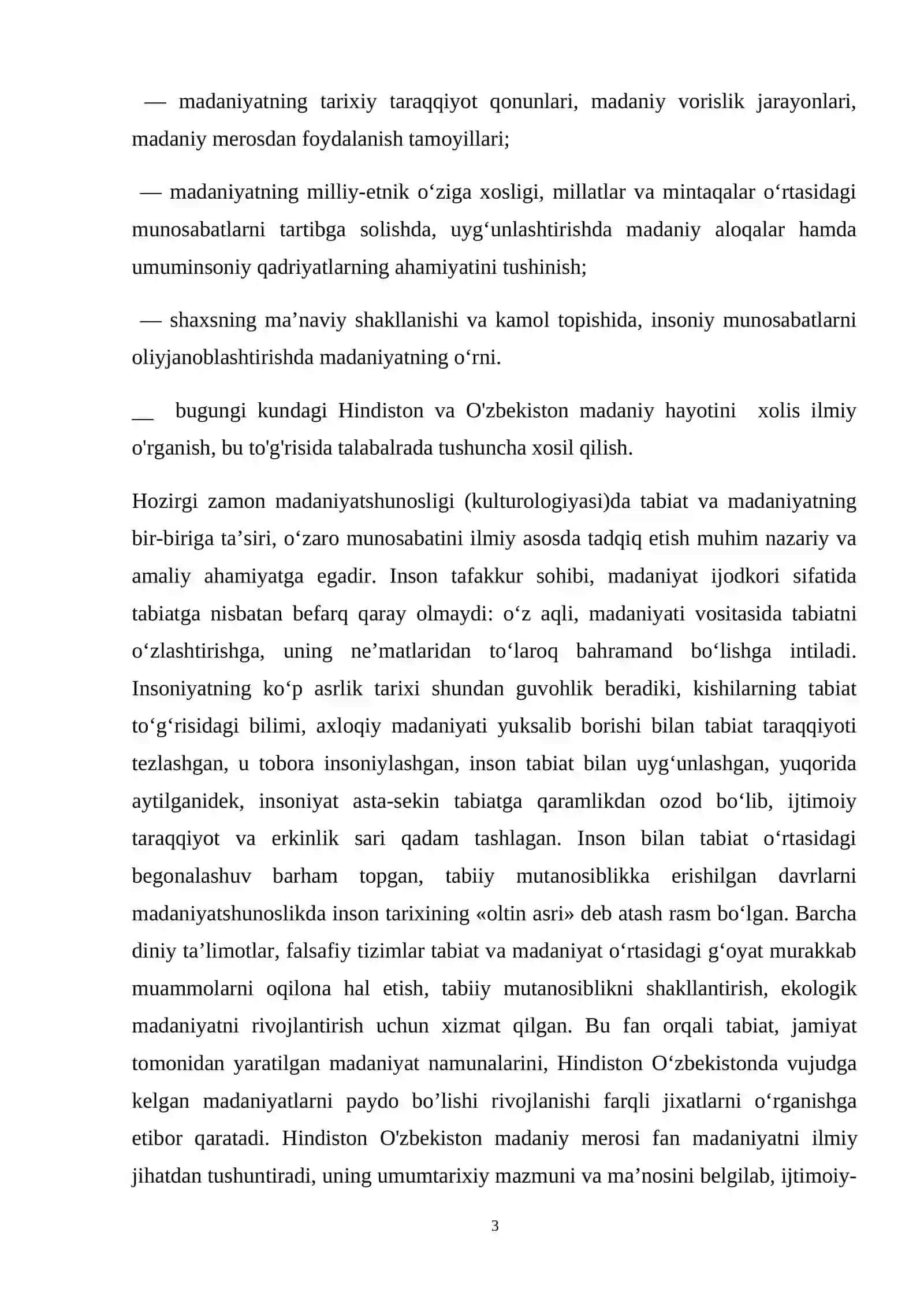 O‘zbekiston-Hindiston madaniyati merosi fanining predmeti maqsad va vazifalari 3