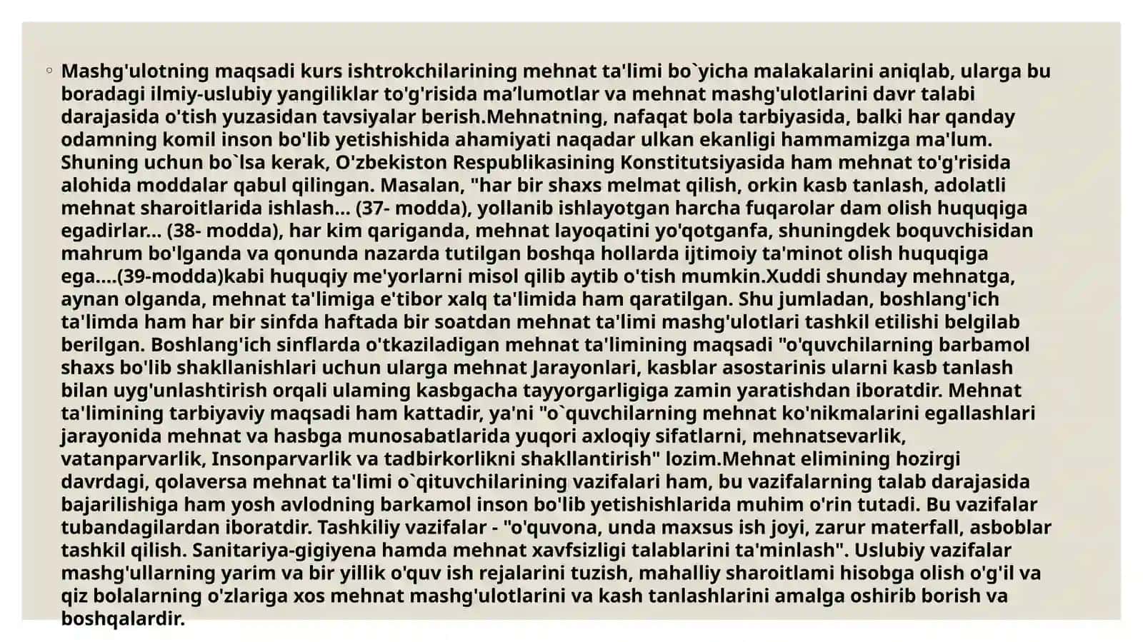 Boshlang’ich sinflarda texnologiya ta’limi 3