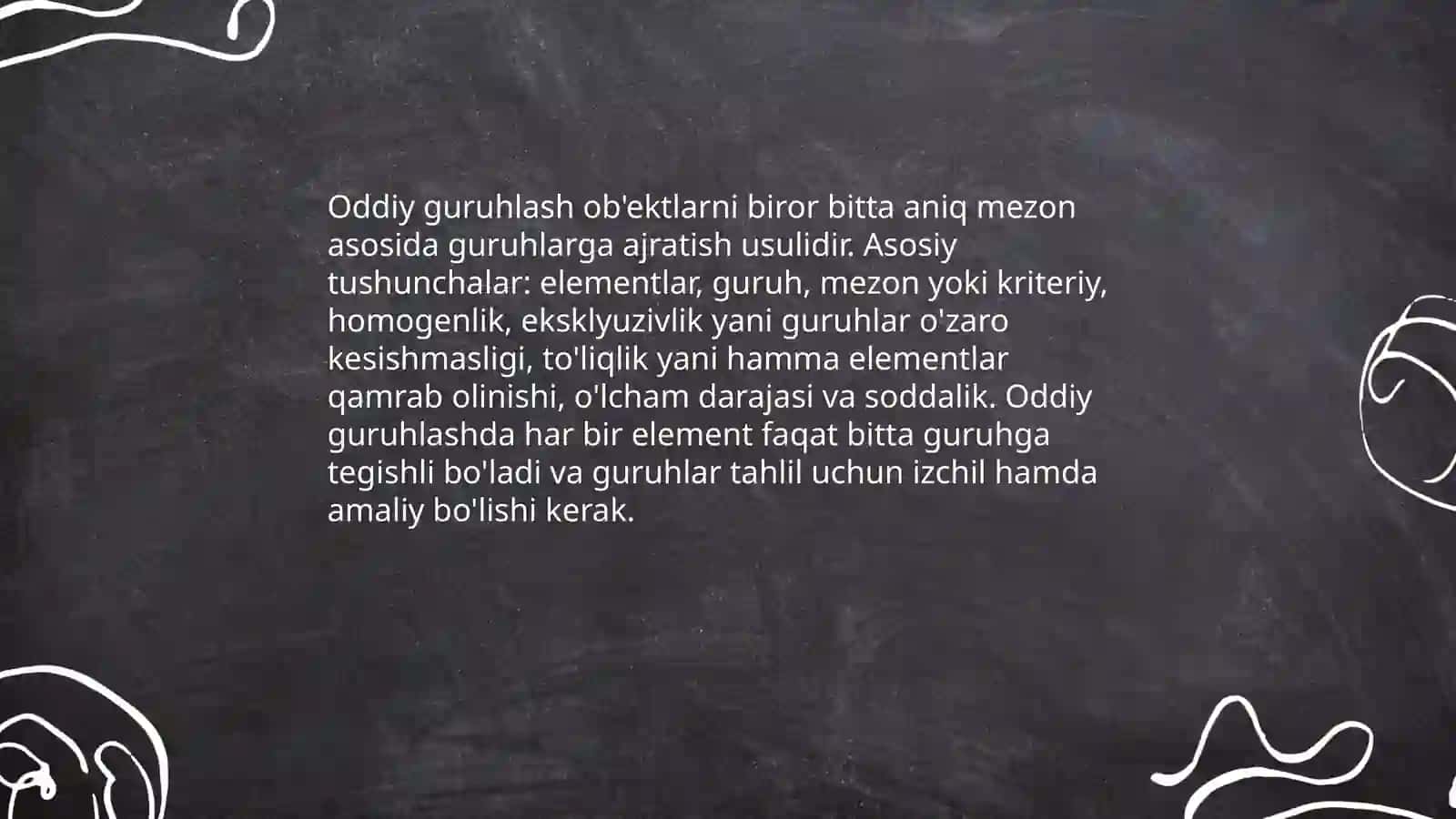 Oddiy va murakkab guruhlash 3