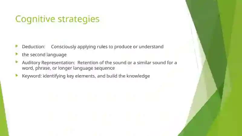 Learning strategies 3