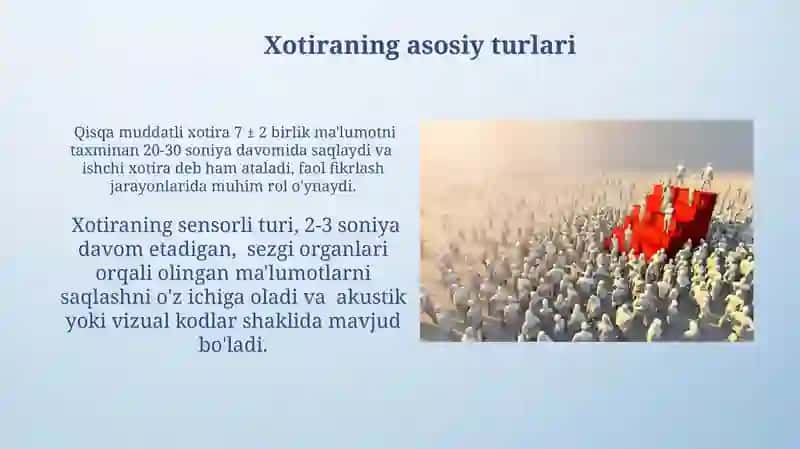 Xotiraning rivojlanishi va buzulushi 3