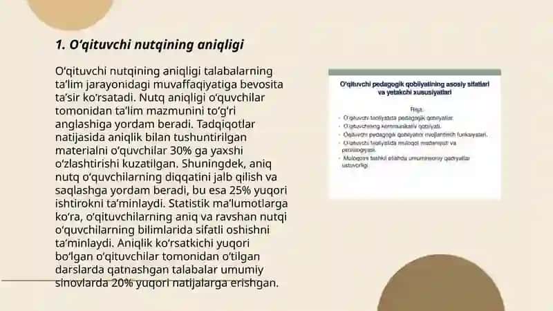 Oʻqituvchi nutqining asosiy kommunikativ sifatlari 3