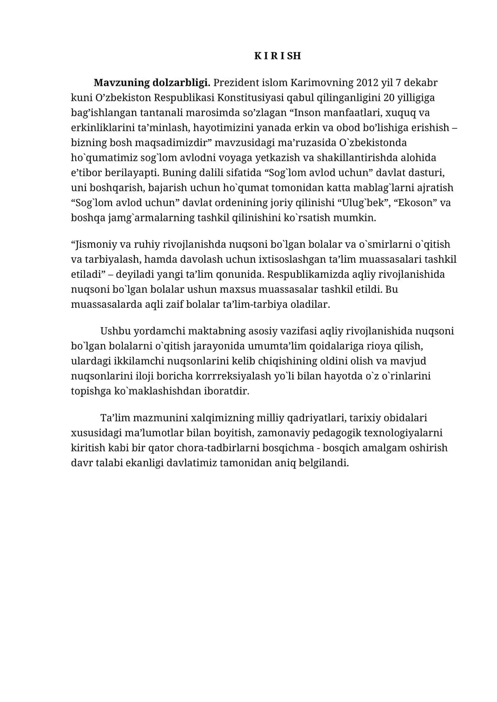 MAXSUS MAKTABLARDA RASM DARSLARINING KORREKSION TARBIYAVIY YO’NALGANLIGI 3