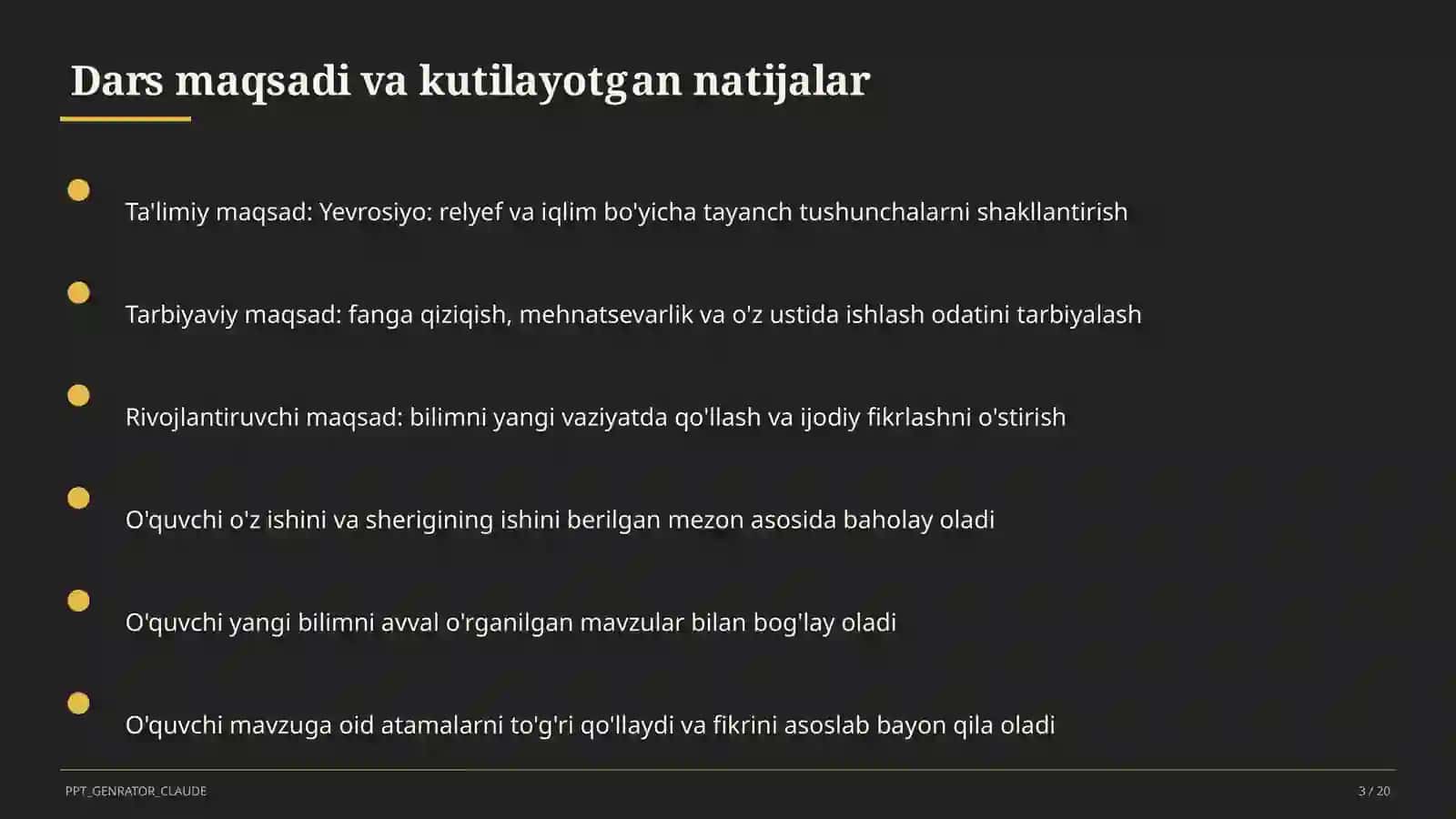 Yevrosiyo: relyef va iqlim (7-sinf) 3
