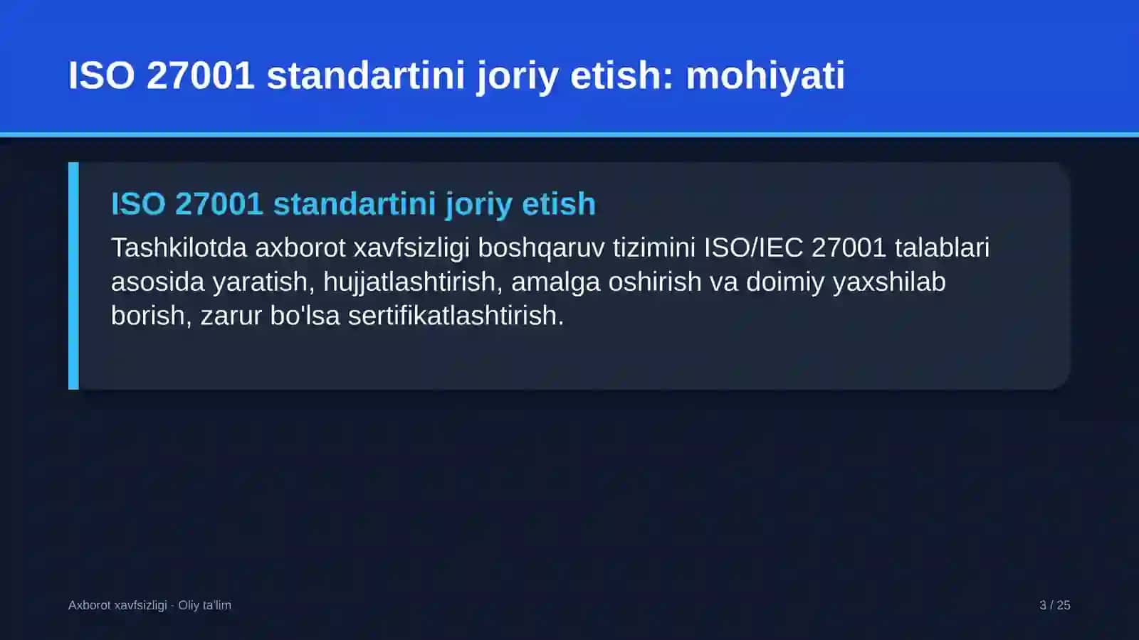 xalqaro turizmda iso 27001 standartini joriy etish 2851 3
