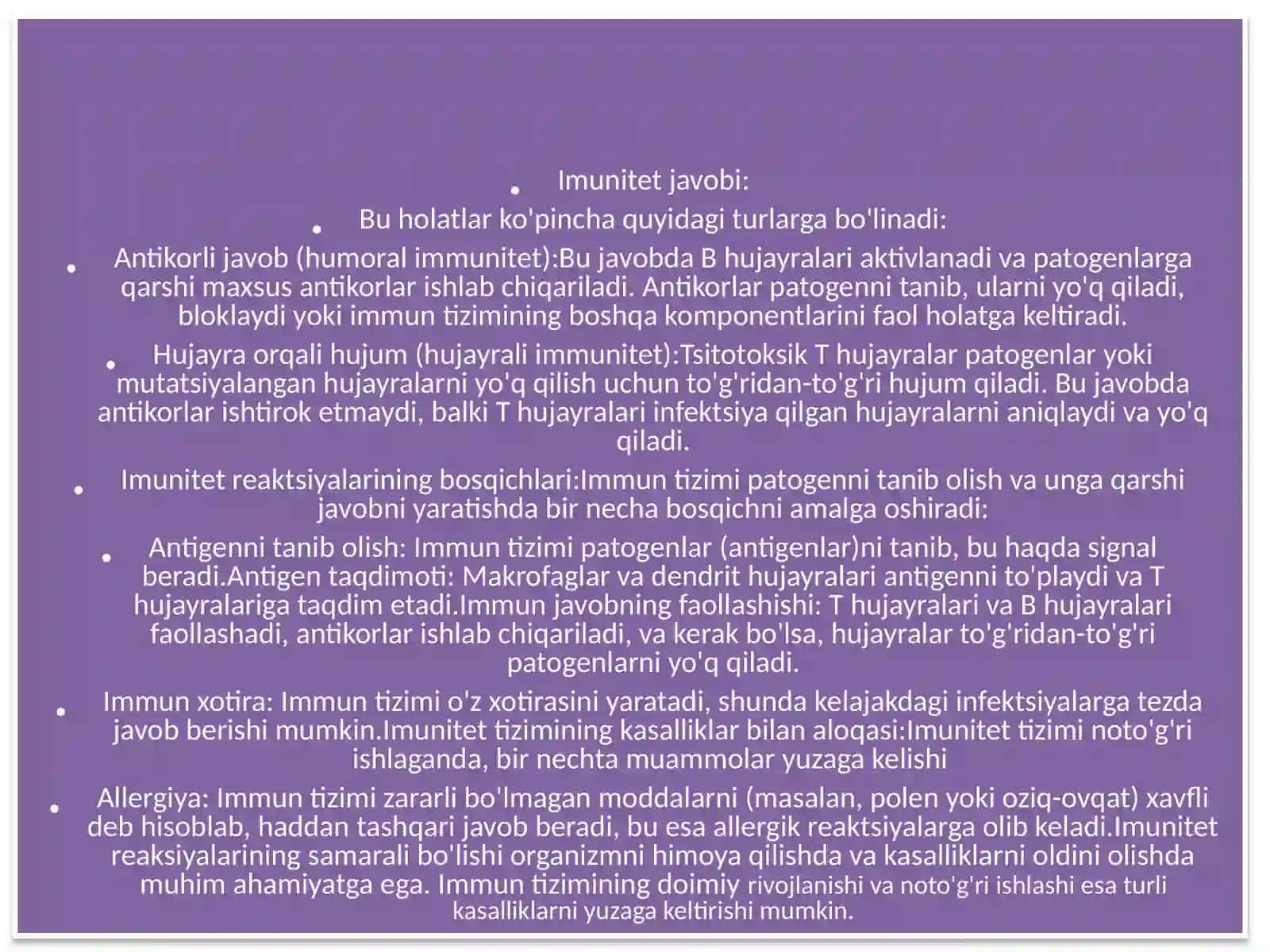 Imunitet reaksiyalari 3