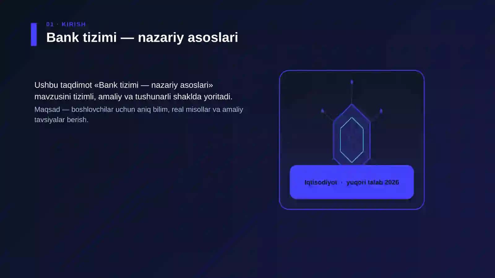 Bank tizimi — nazariy asoslari 3