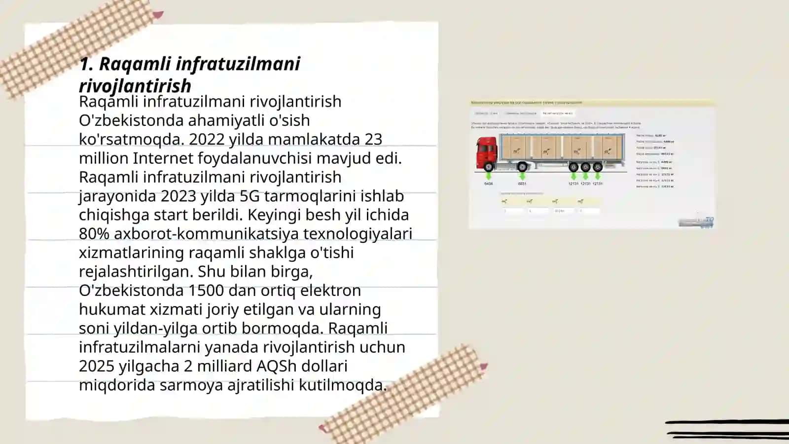 Raqamli iqtisodiyotning asosiy rivojlanish yo'nalishlari "Raqamli O'zbekiston-2030"strategiyasi va uning mohiyati 3