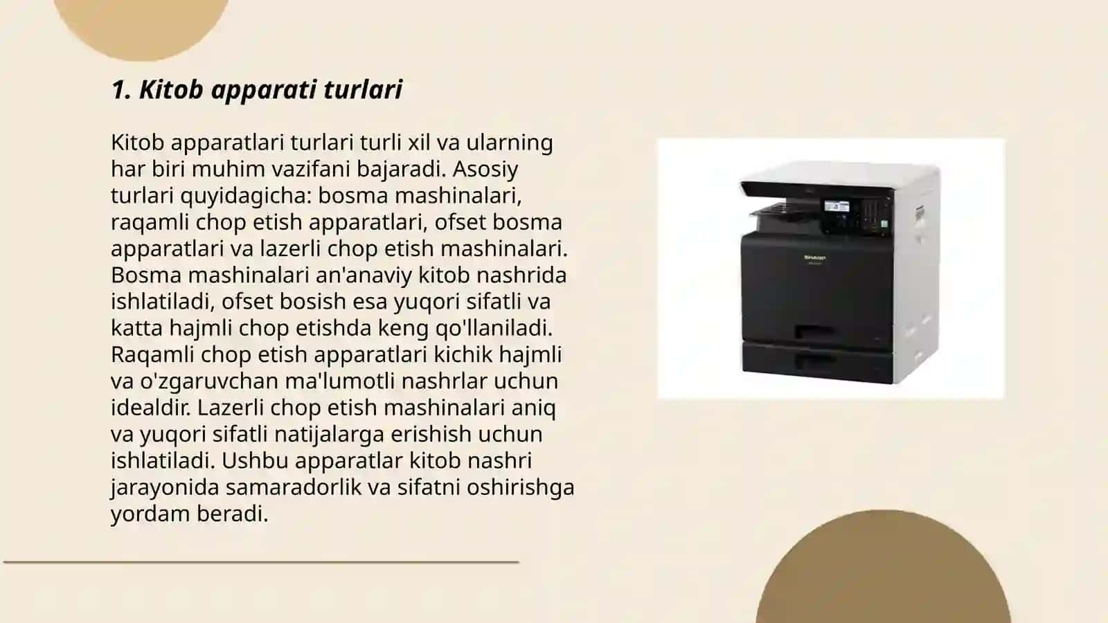 Kitob apparati bilan ishlash 3
